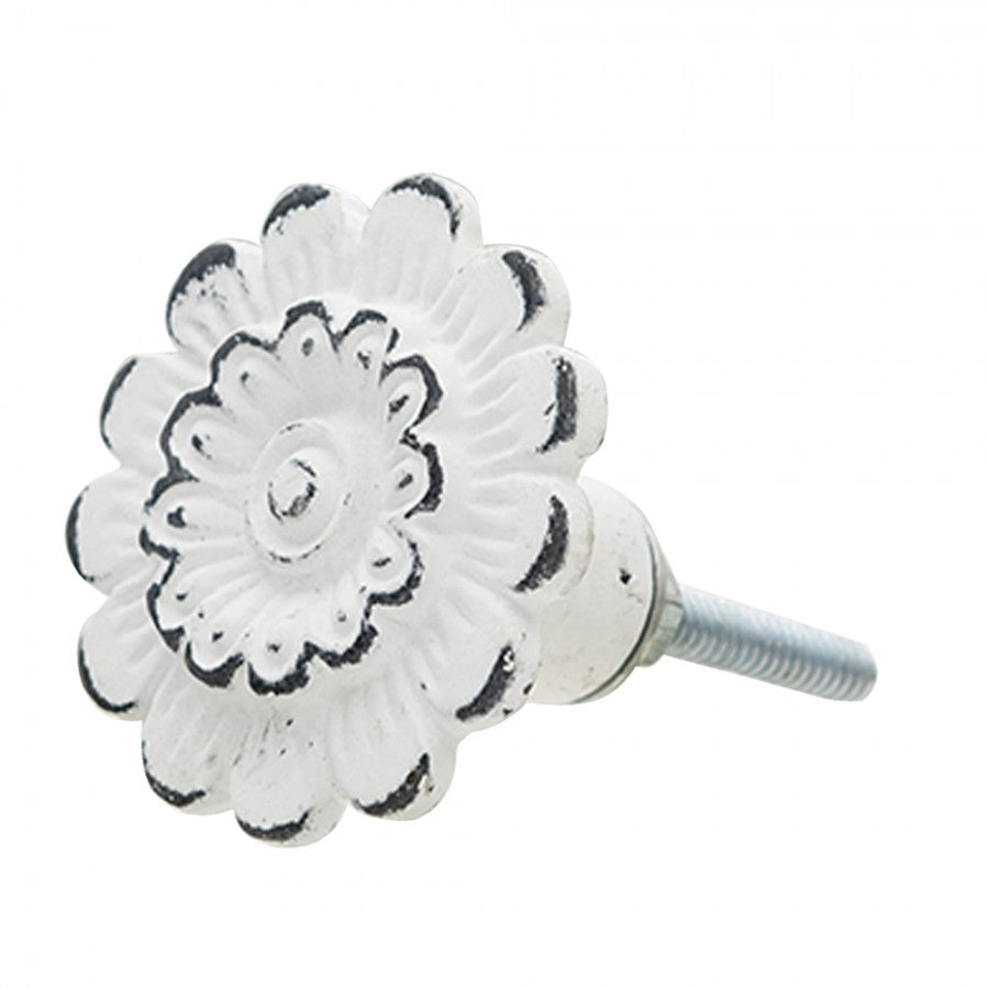Pomello fiore in ferro