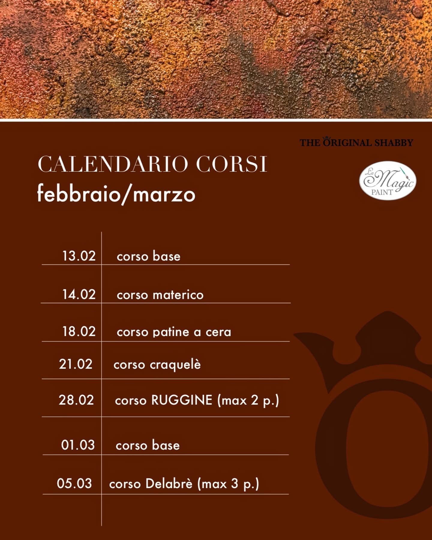 CALENDARIO CORSI
