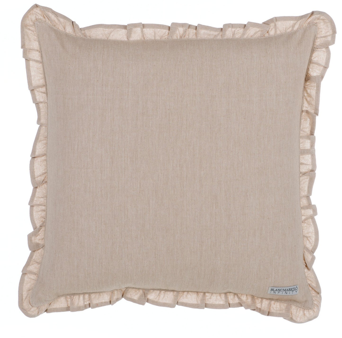 Cuscino beige con galettina