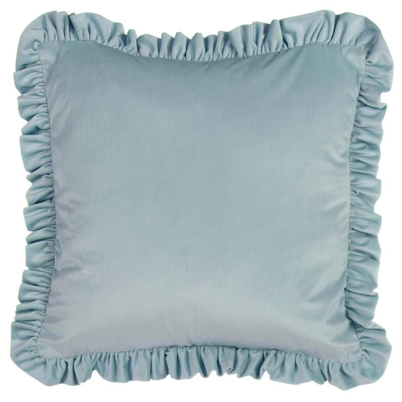 Cuscino velluto gala azzurro