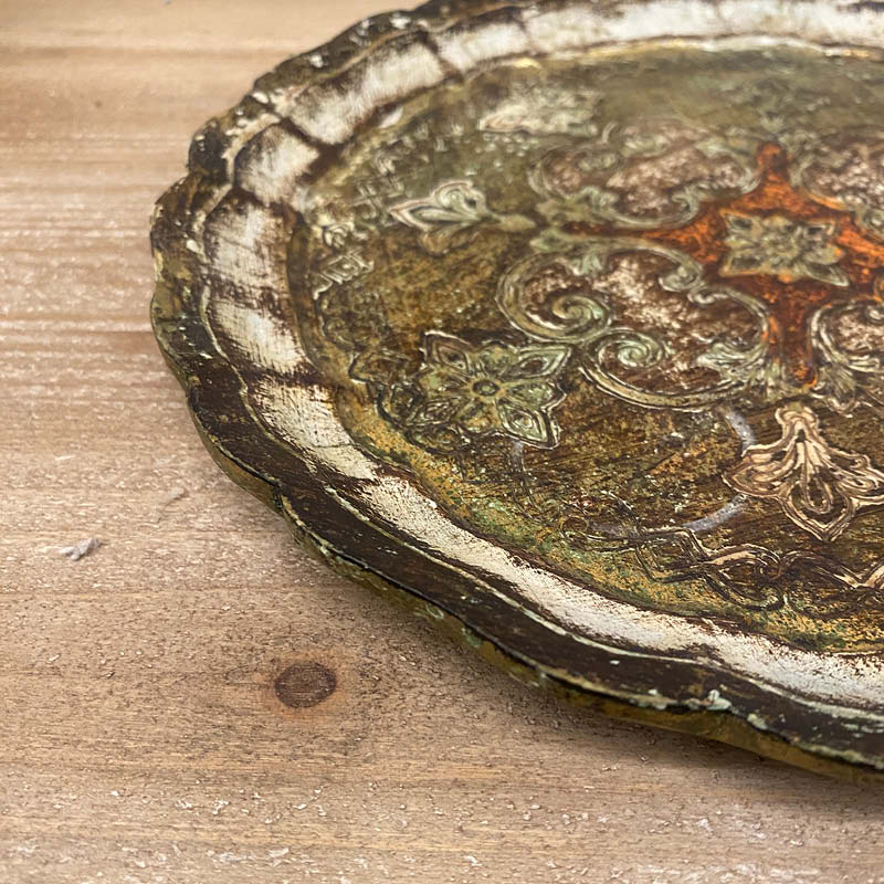 Vassoio Brocantage tondo