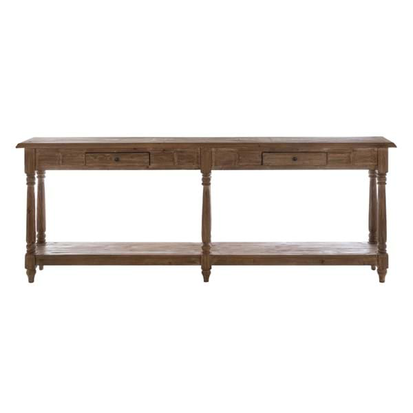 Console in legno con cassetti