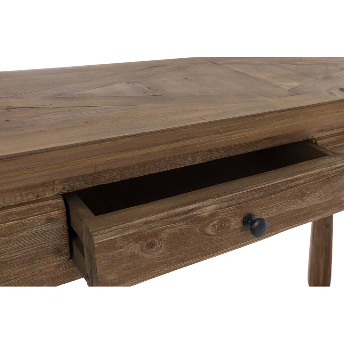 Console in legno con cassetti