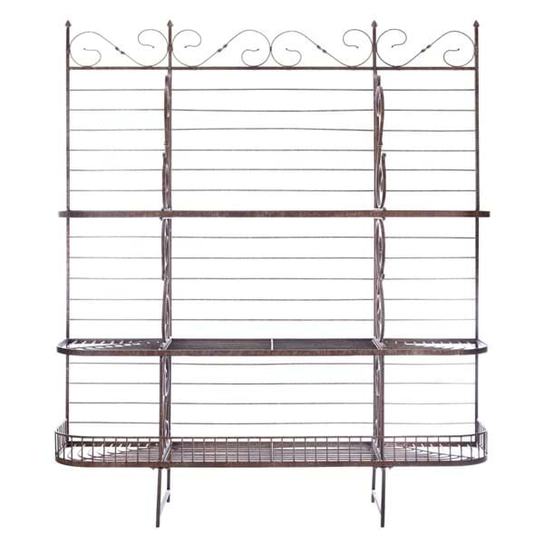 Etagere in metallo anticato