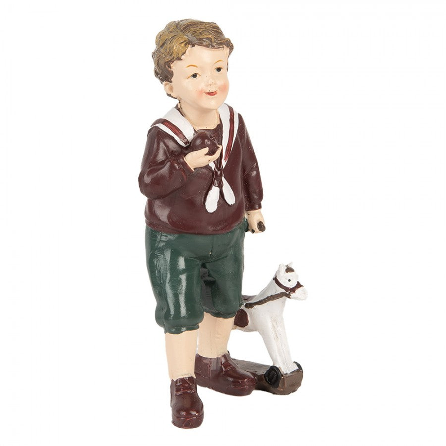 Statuetta Decorativa Bambino con mela