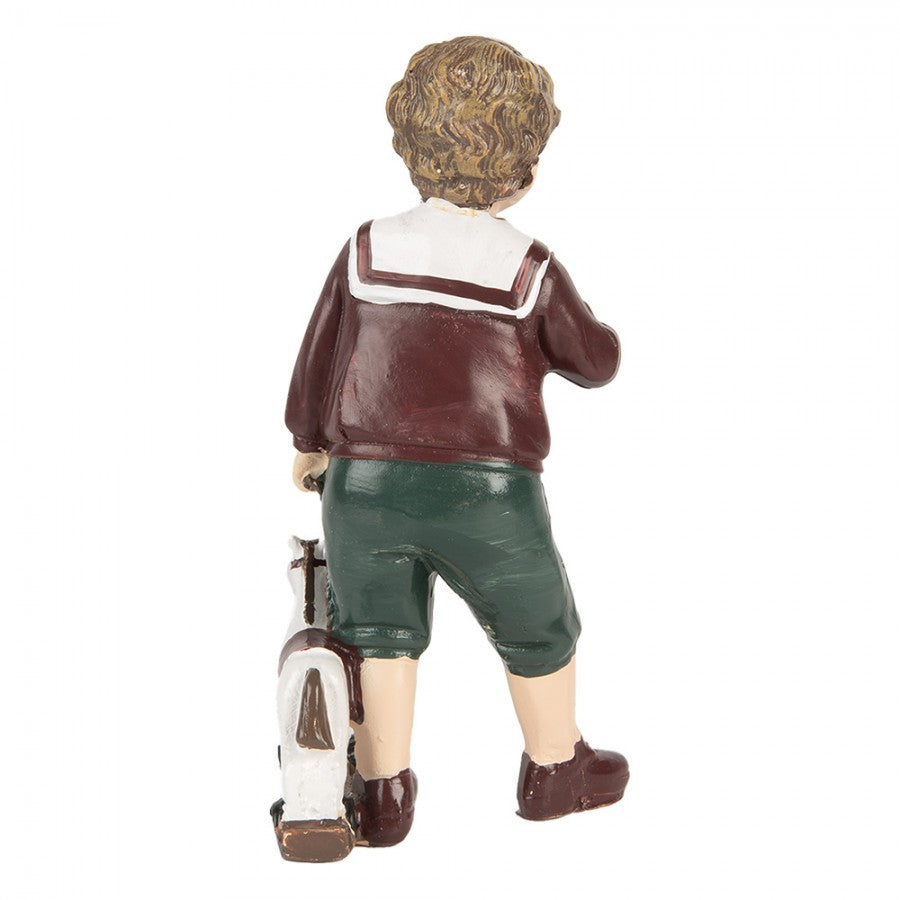 Statuetta Decorativa Bambino con mela