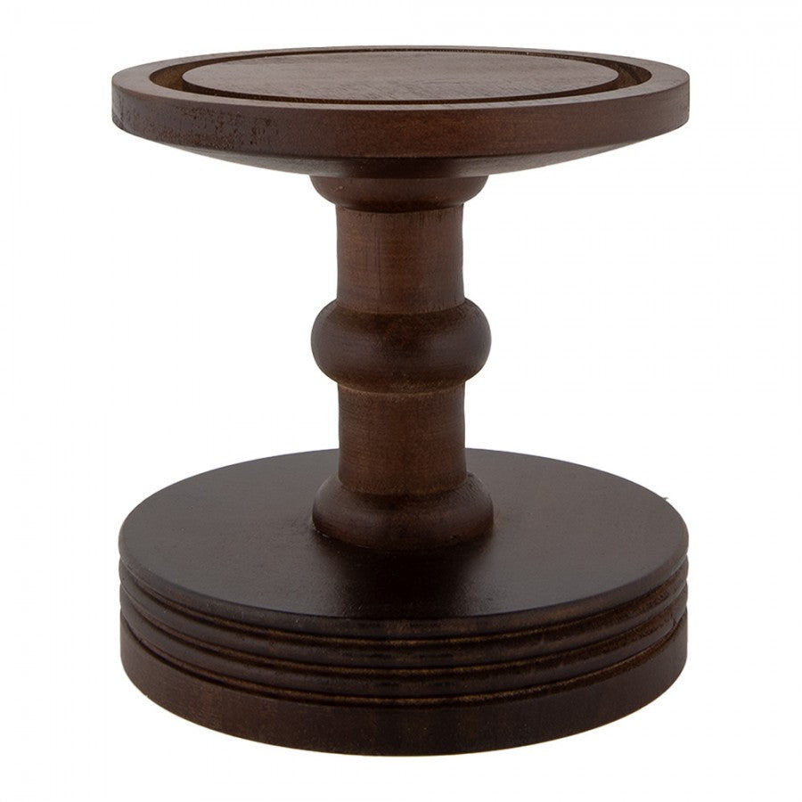 Cloche/Coprivivande in legno con coperchio in vetro