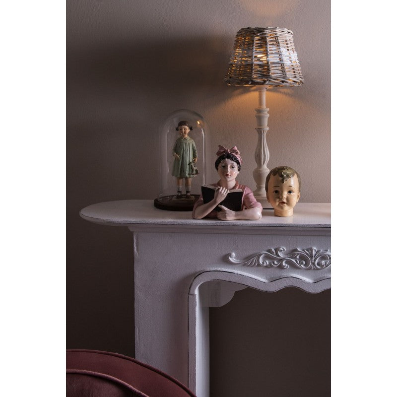 Statuetta bambina con cavallino