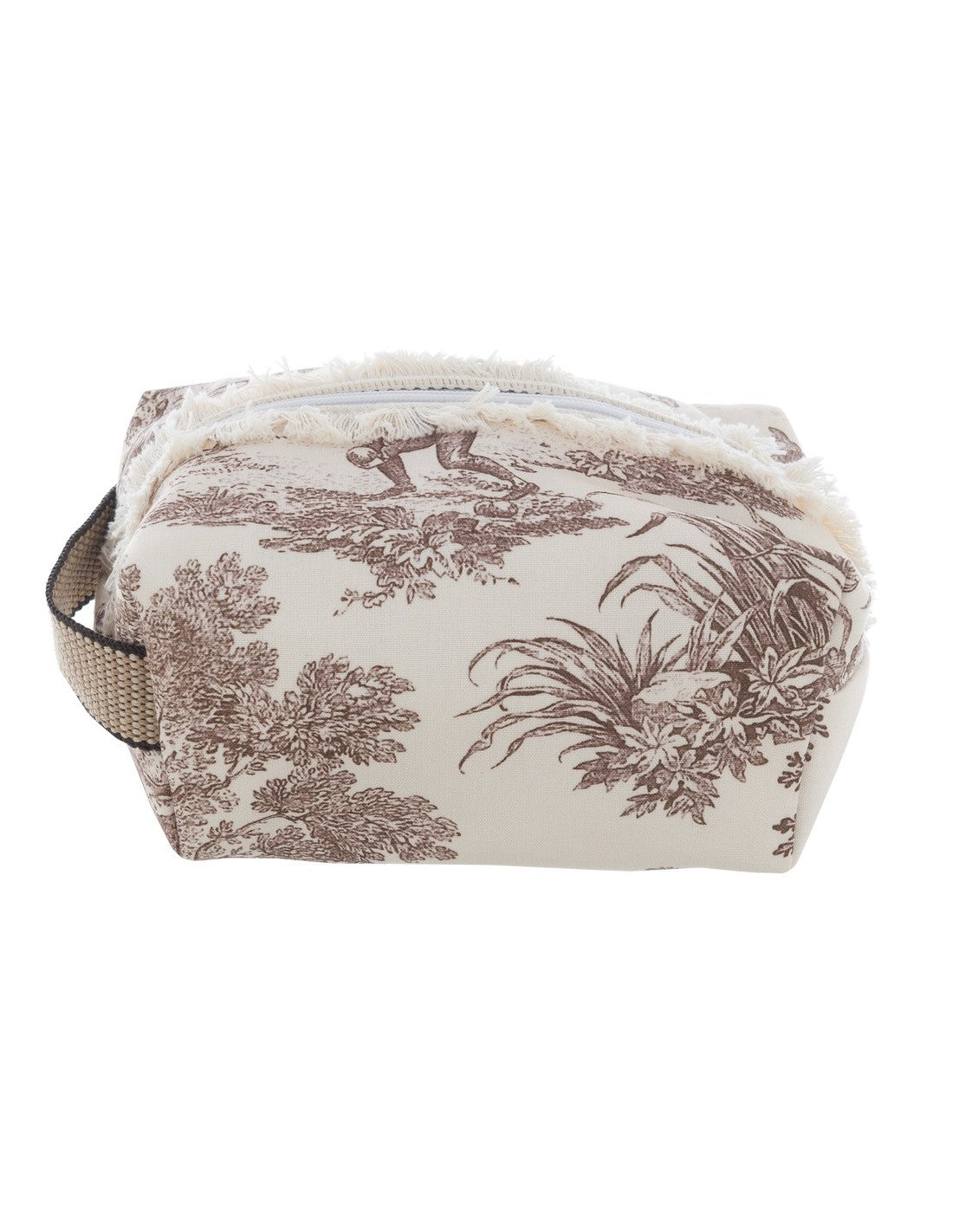 Pochette da viaggio Toilette De Jouy Blanc Mariclò