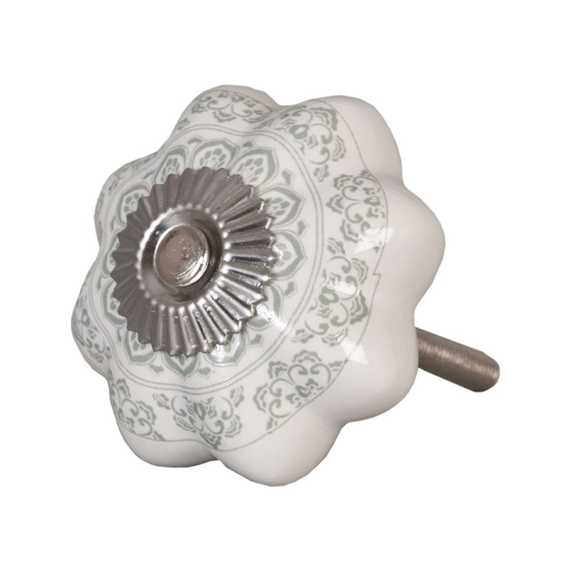 Pomello ceramica fiori