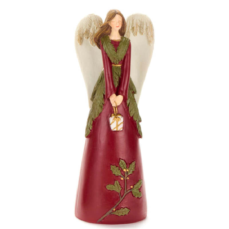 Angeli in resina rossi