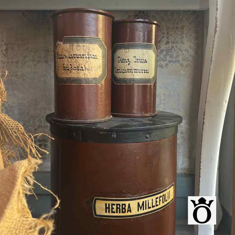 Barattoli in latta brocantage