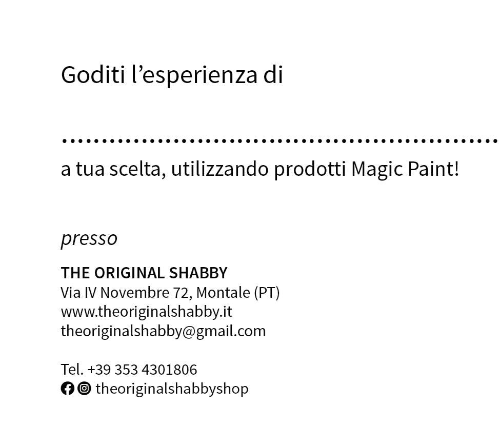 Corso regalo con Magic Paint