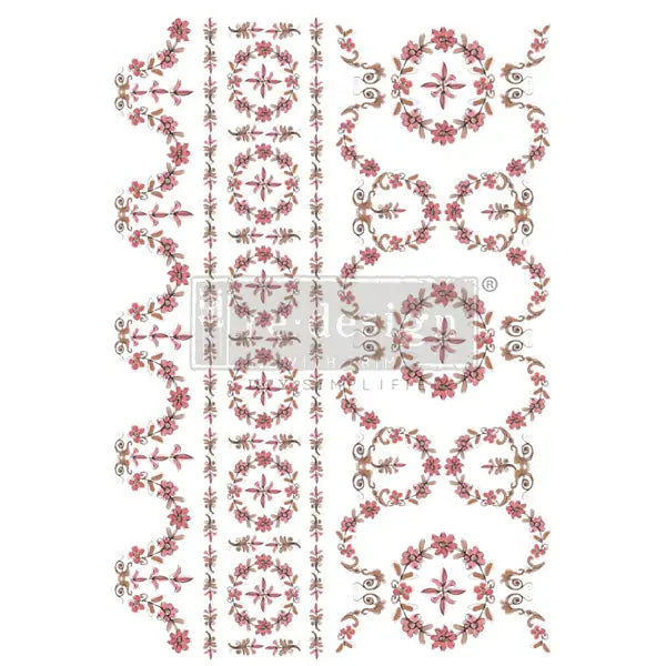 Redesign Decor Transfers “FLOWER GARLAND”