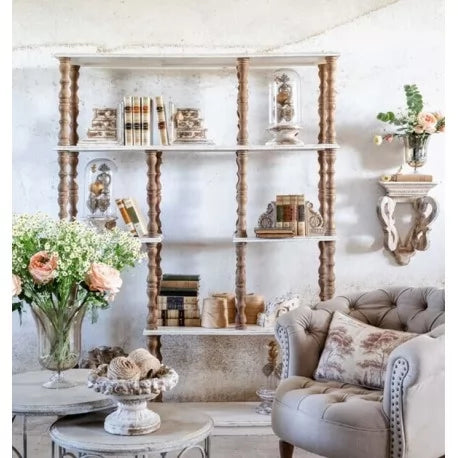 Etagere in legno anticato