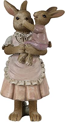 Mamma Coniglietta con bambina e ombrellino