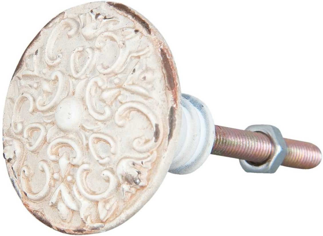 Pomello bianco Shabby