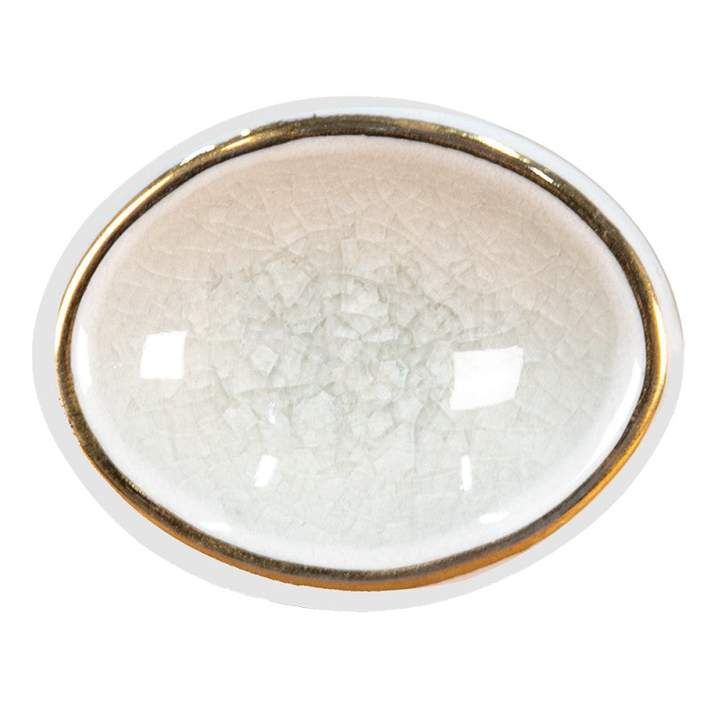 Pomello in ceramica bianco