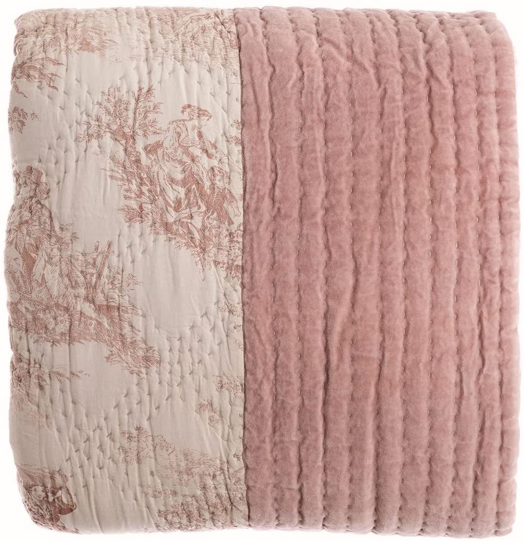 Boutis cotone rosa