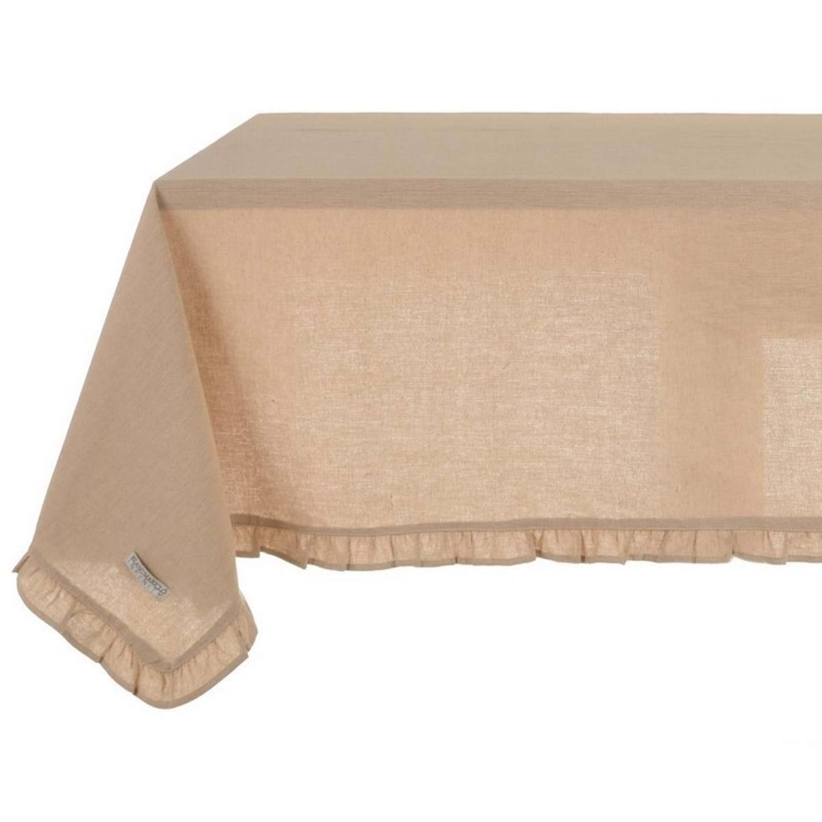 Tovaglia beige chiaro con galetta
