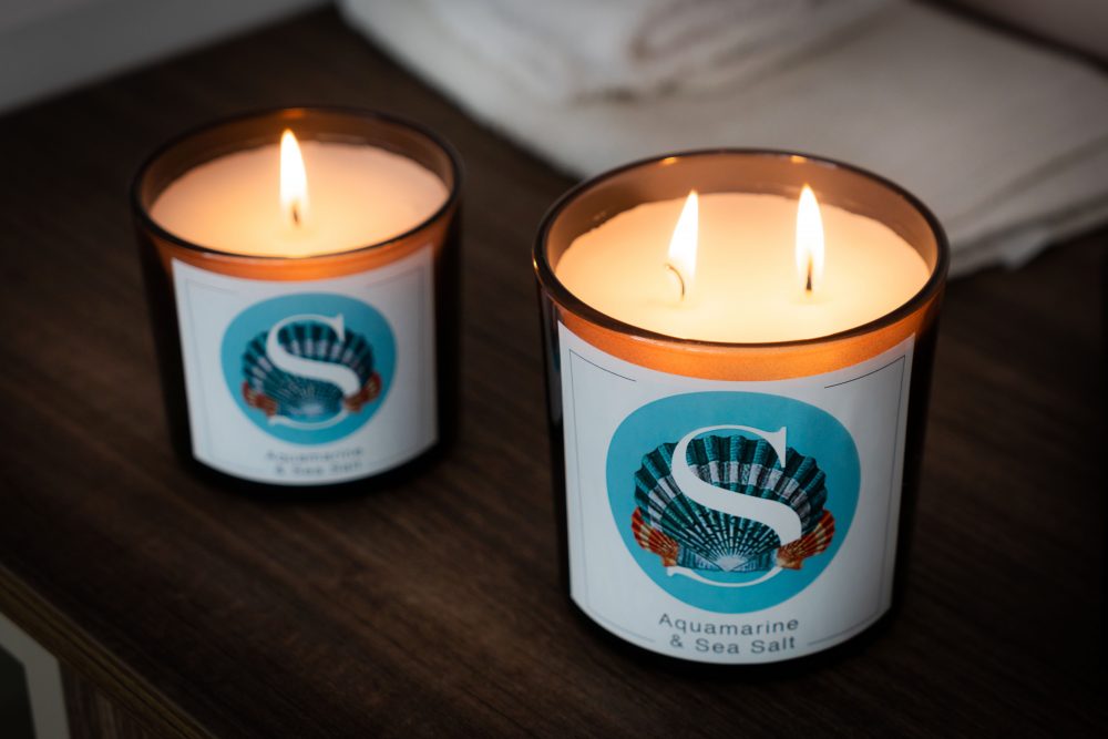 Candela "S" Aquamarine & Sea Salt
