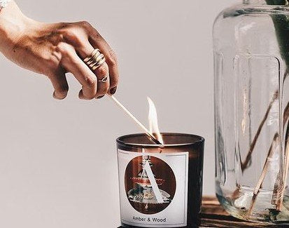 Candela "A" Amber&Wood
