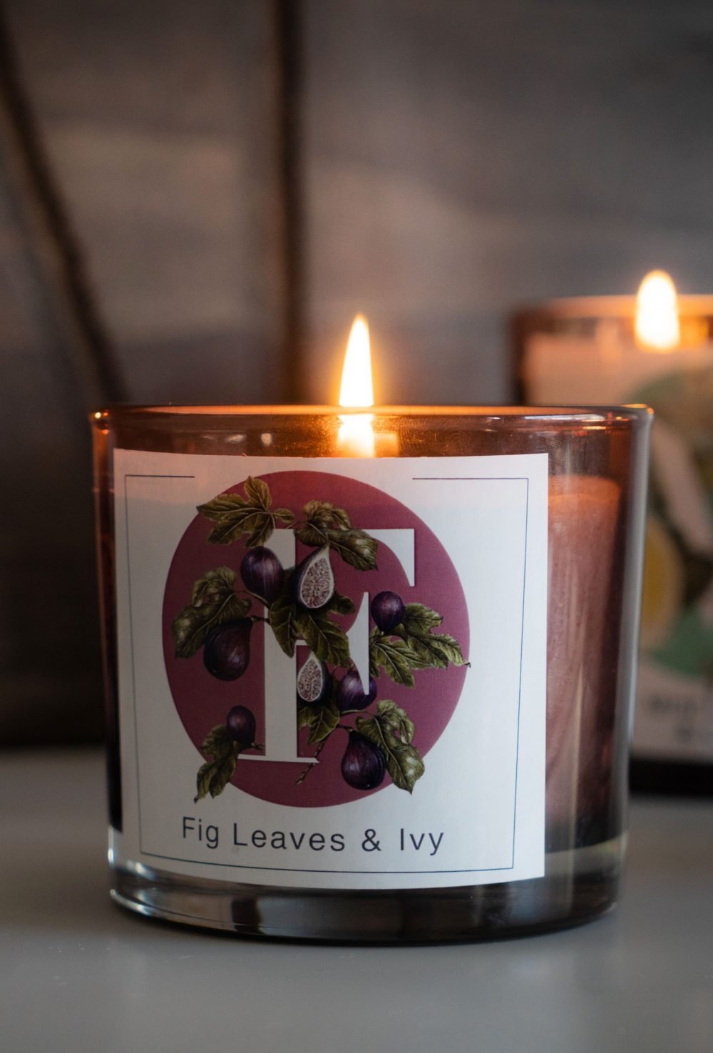 Candela "F" Fig Leaves & Ivy