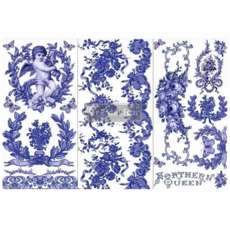Redesign Decor Transfers “FRENCH BLUE”