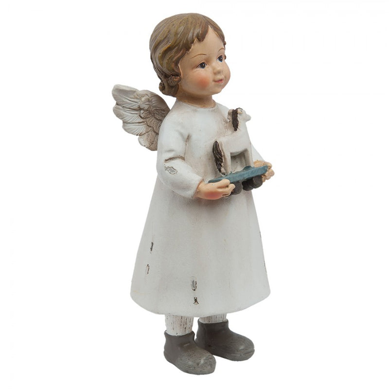 Statuetta angelo con cavalluccio