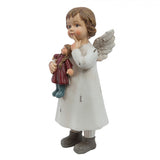 Statuetta angelo con bambola