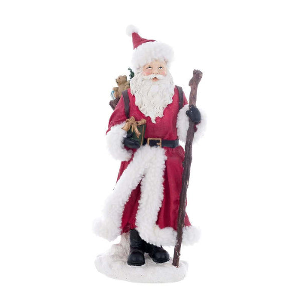 Babbo Natale con bastone e regali