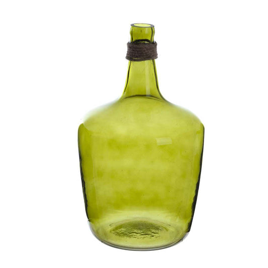 Vaso vetro liscio verde