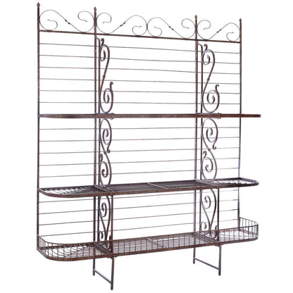 Etagere in metallo anticato
