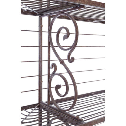 Etagere in metallo anticato