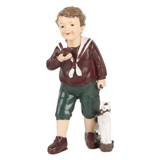 Statuetta Decorativa Bambino con mela