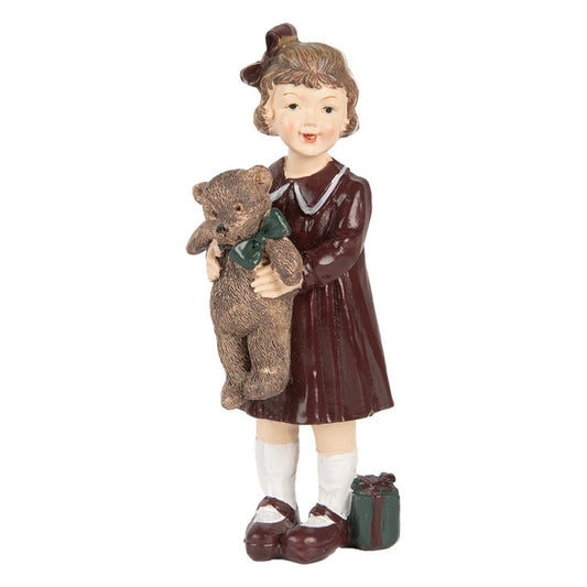 Statuetta Decorativa Bambina con orsacchiotto
