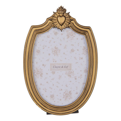 Cornice oro con cuore sacro