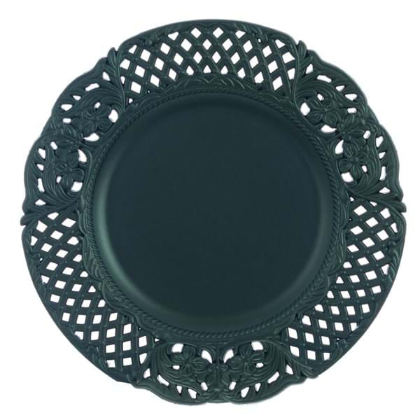 Set 6 sottopiatti decorativi verde bosco