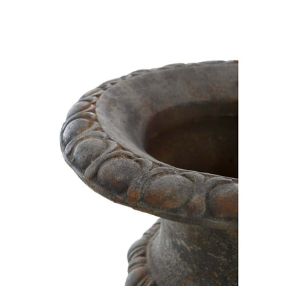 Vaso anticato in resina