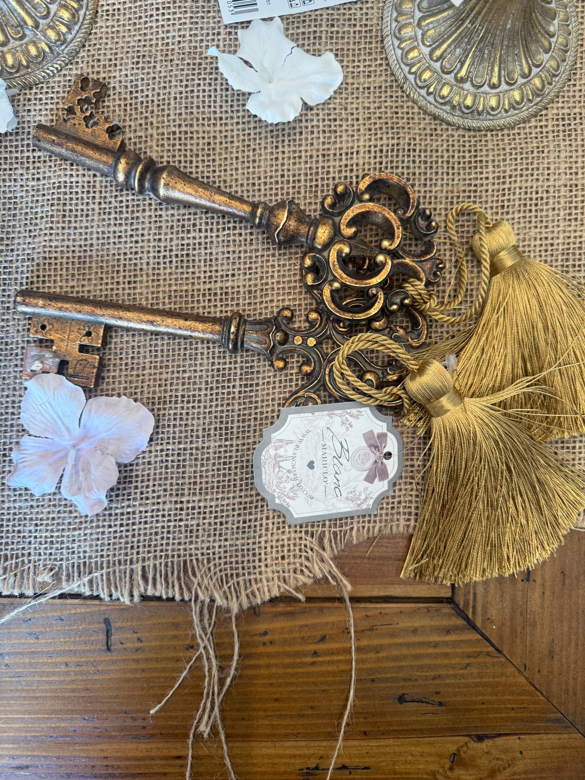Decorazione chiavi antiche