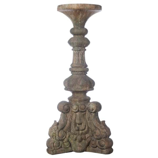 Porta candela anticato H59