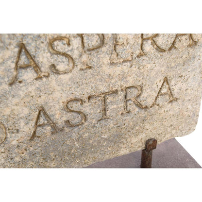 Stele decorativa “Per Espera Ad Astra”
