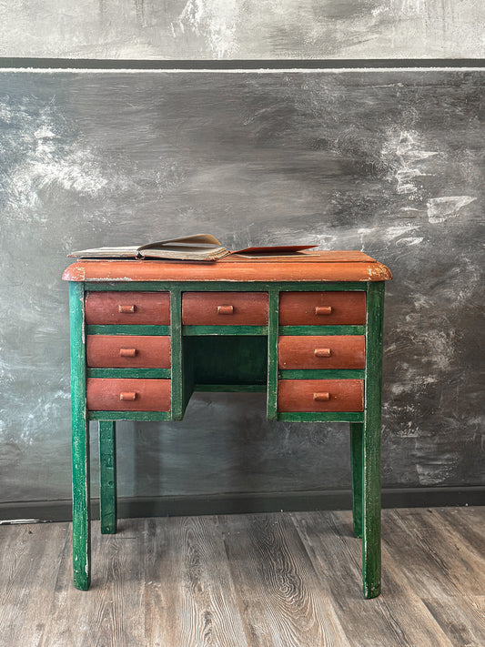 Mobiletto basso con 7 cassettini Vintage