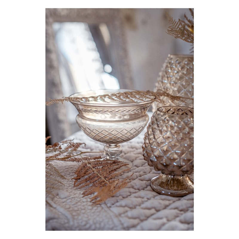 Vaso decorativo vetro - Blanc Maricló - The Original Shabby