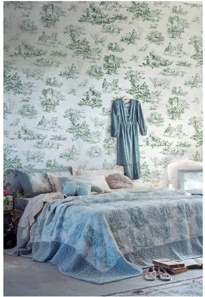 Boutis cotone verde